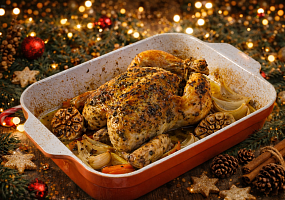 Курица в духовке на Новый Год