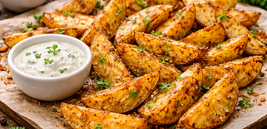 Картофель по-деревенски в духовке