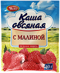 КАША УВЕЛКА 40Г ОВСЯНАЯ С МАЛИНОЙ (20) КАША УВЕЛКА 40Г ОВСЯНАЯ С МАЛИНОЙ (20)