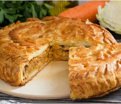 Пирог с капустой
