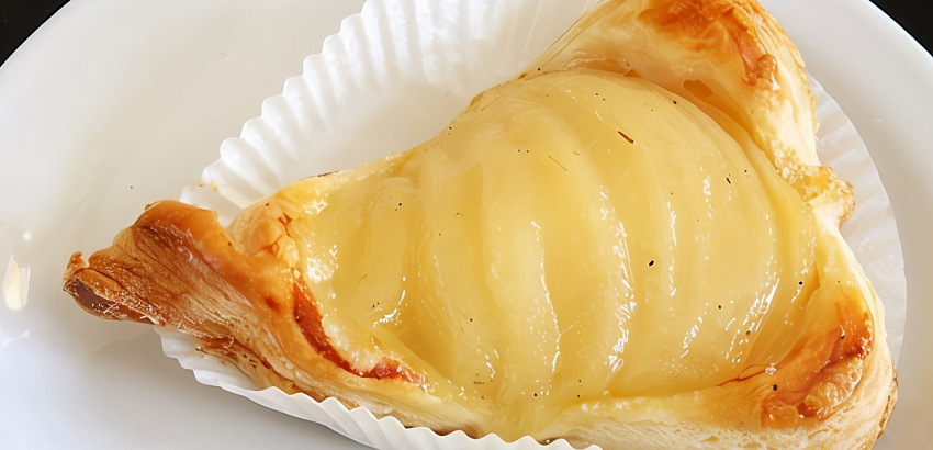 Груши в слоеном тесте с корицей